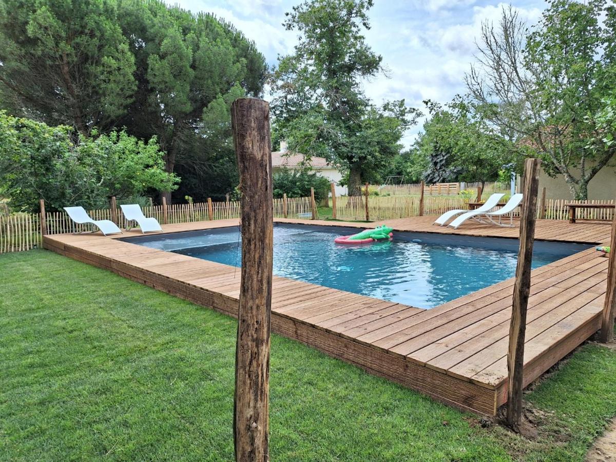 La Pinede Du Cheou, Piscine, Logement Independant, Parking, Draps, Wifi Fibre Мимизан-Плаж Экстерьер фото